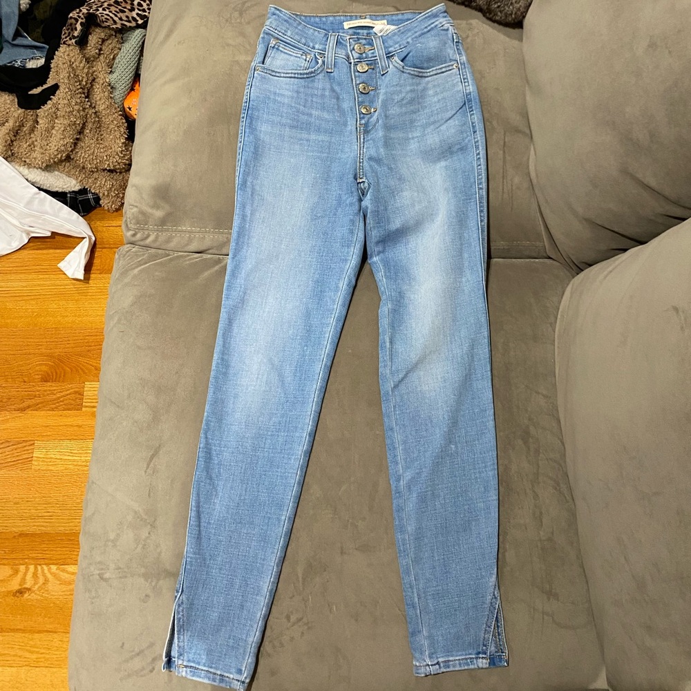 Levi’s 721 high rise ankle jeans